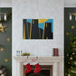 Dark City - Midcentury Canvas