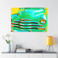 Green Cruiser  - Automobile Canvas