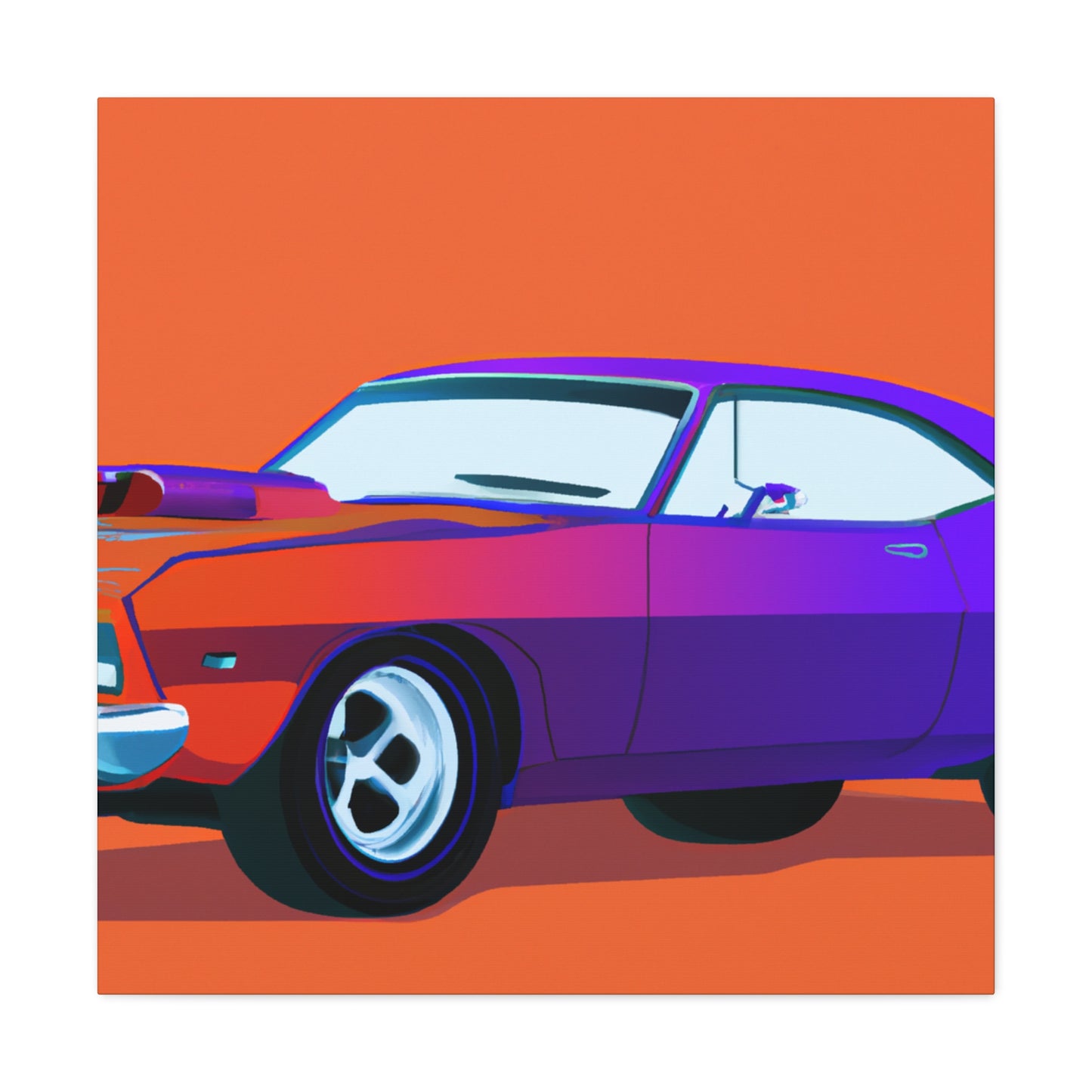 The Steamer - Automobile - Canvas