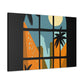 Metallic Bloom - Midcentury - Canvas