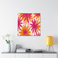 'The Wild Floral Dash' - Floral Canvas