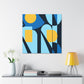 Abstract Pause - Midcentury - Canvas