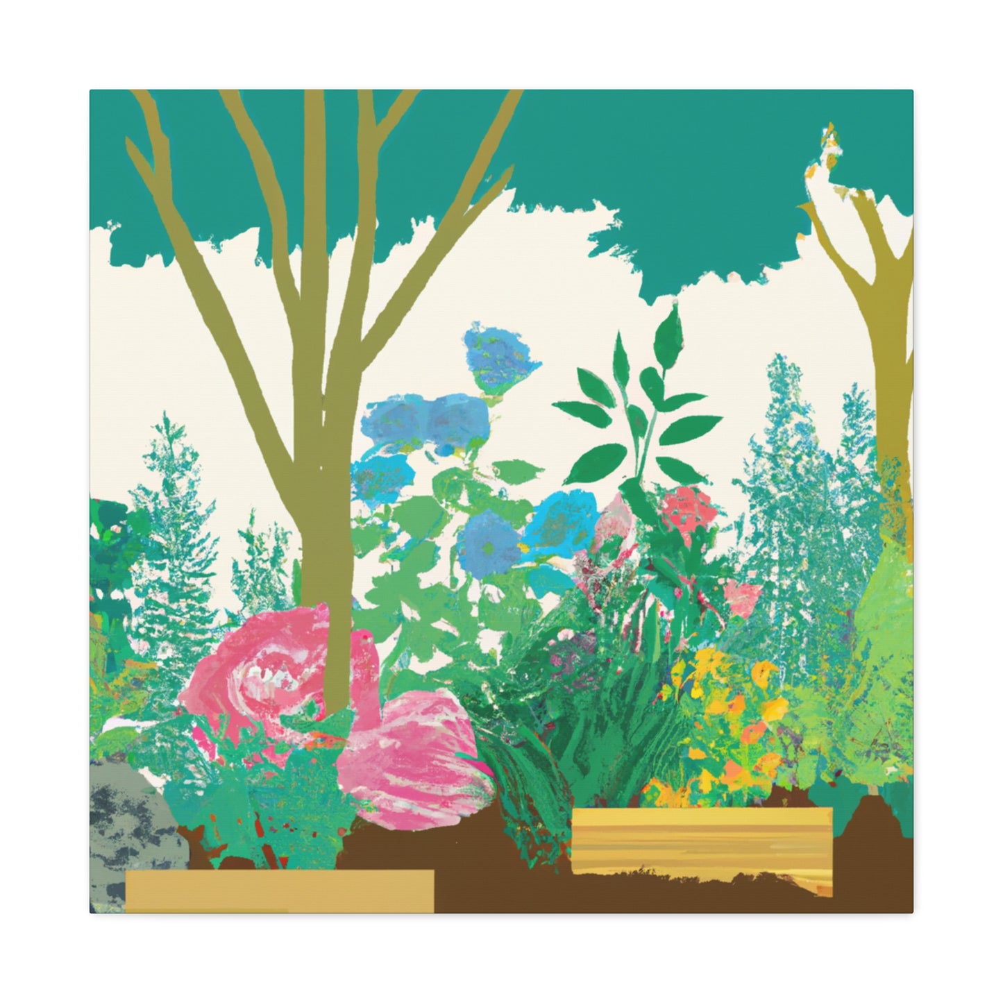 Flowerfield-Landscape - Canvas