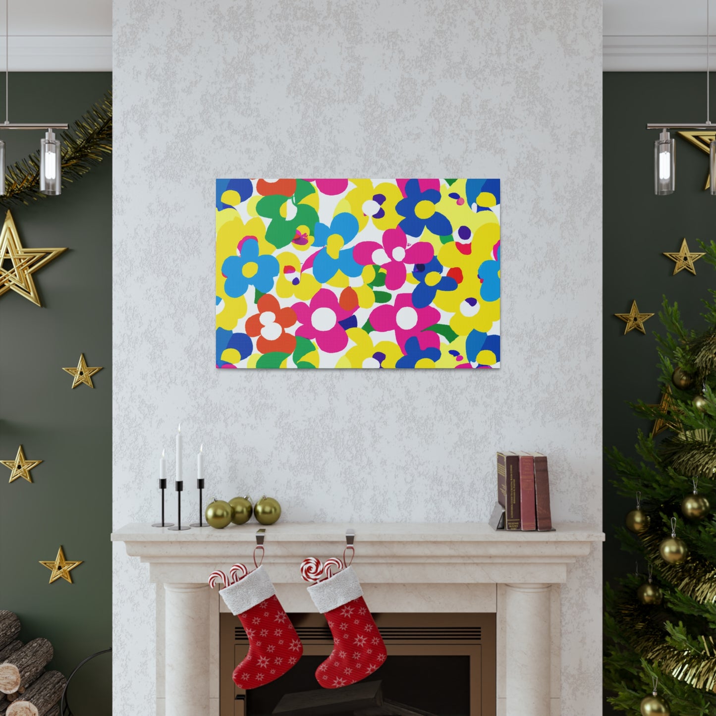 Floral Facets - Floral Canvas