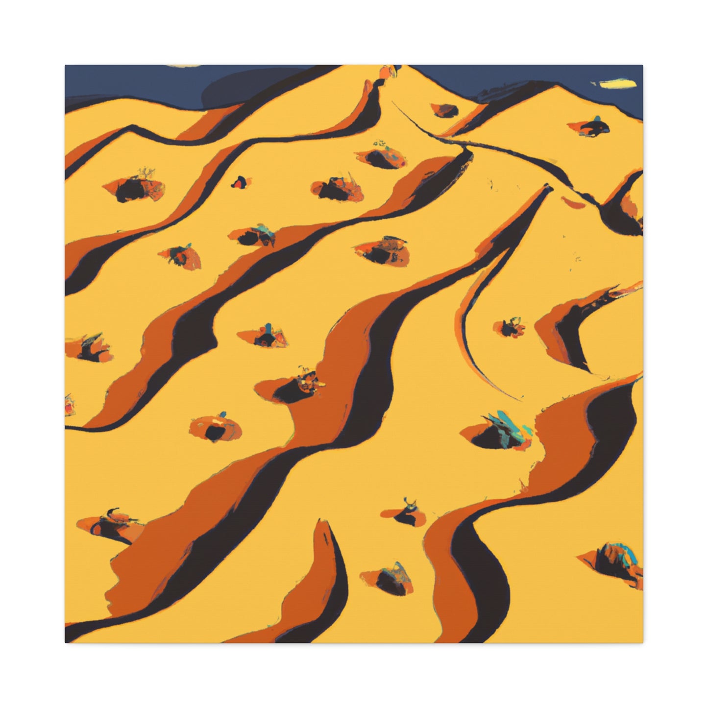 Time Sandy Keeper - Vintage Contemporary - Desert Canvas