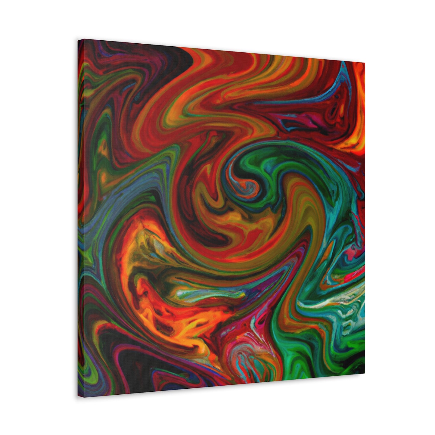 Heated - Canvas - Abstract