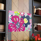 "Petals of Passage" - Floral Canvas