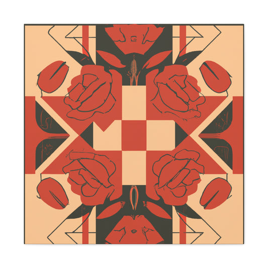 Game Of Roses - Midcentury Canvas