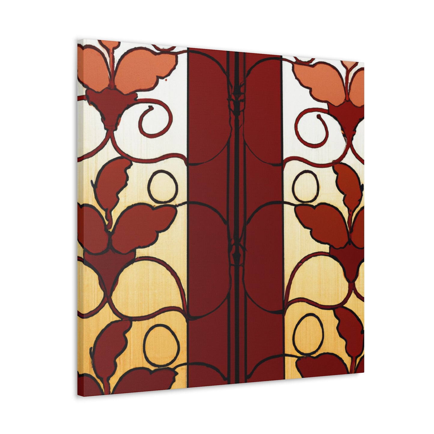 Fall Leaf - Glass Canvas