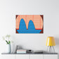 Peaks- Midcentury Canvas