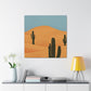 Old-World Refresh - Vintage Contemporary - Desert - Canvas