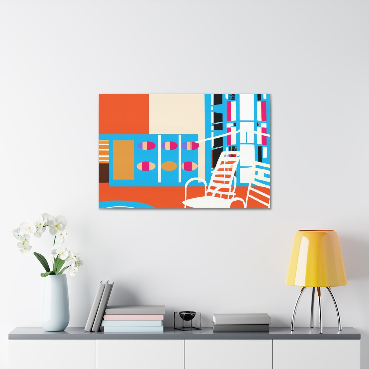 Zen Space - Midcentury - Canvas