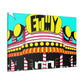 Rock 'n' Roll Drive-In Diner. - Pop Art Canvas
