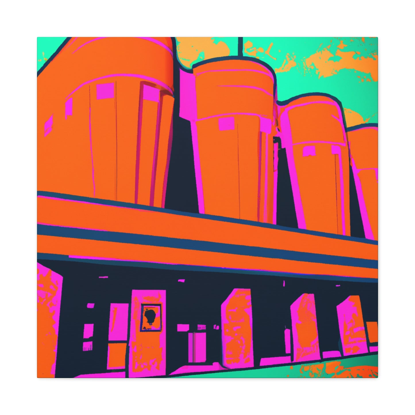 Fantasia's Orange Fifties! - Canvas - Pop Art
