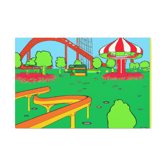 Enchanted Flora- Landscape - Canvas