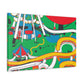 Frosty Frolics - Amusement - Canvas
