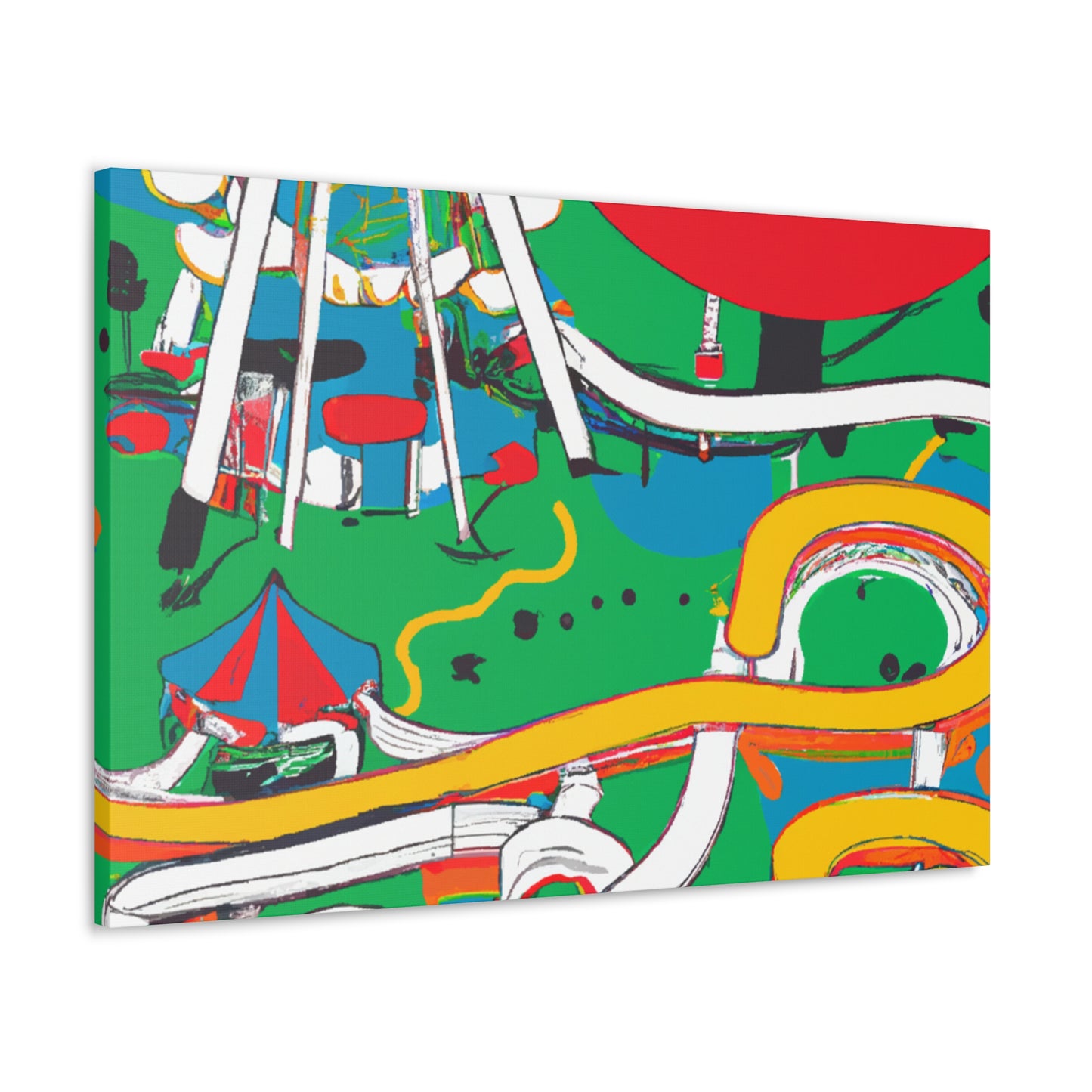 Frosty Frolics - Amusement - Canvas