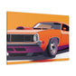 Hot Rod Boomerang - Automobile - Canvas