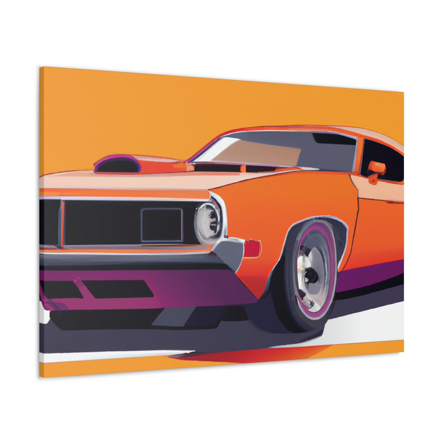 Hot Rod Boomerang - Automobile - Canvas