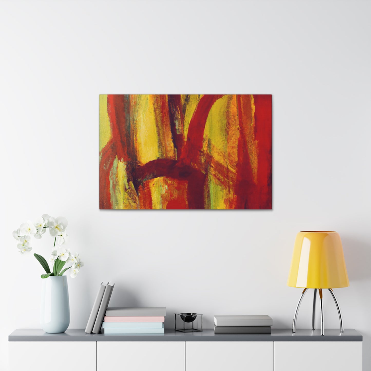 Fire Field - Abstract Canvas
