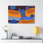 ZigZag Rainbow- Midcentury - Canvas