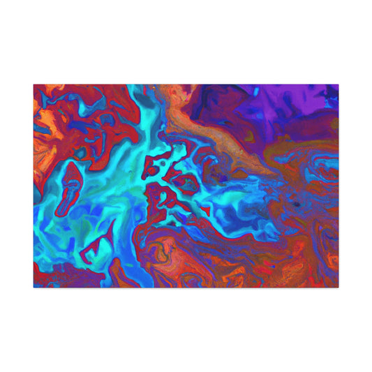 Blue Tinge - Canvas - Abstract