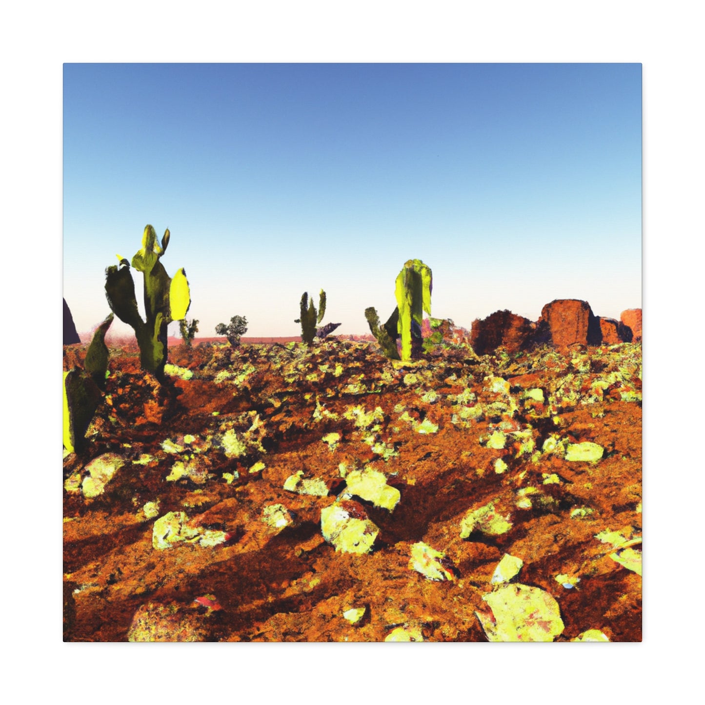 Desert Mirage-Landscape - Canvas