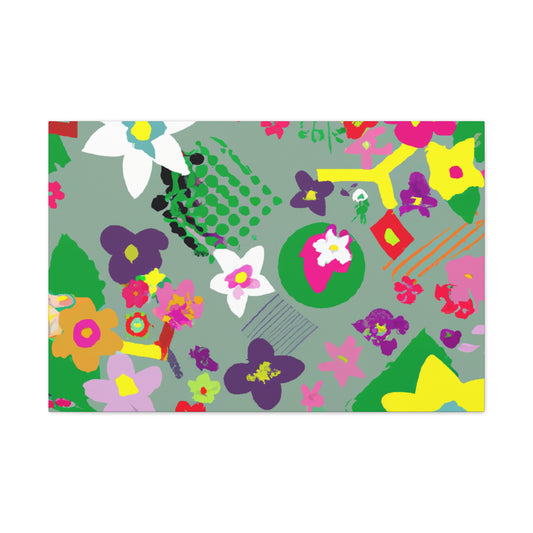 "The Petals of Paradise" - Floral Canvas