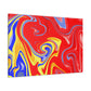 Aqua Aurora - Abstract - Canvas