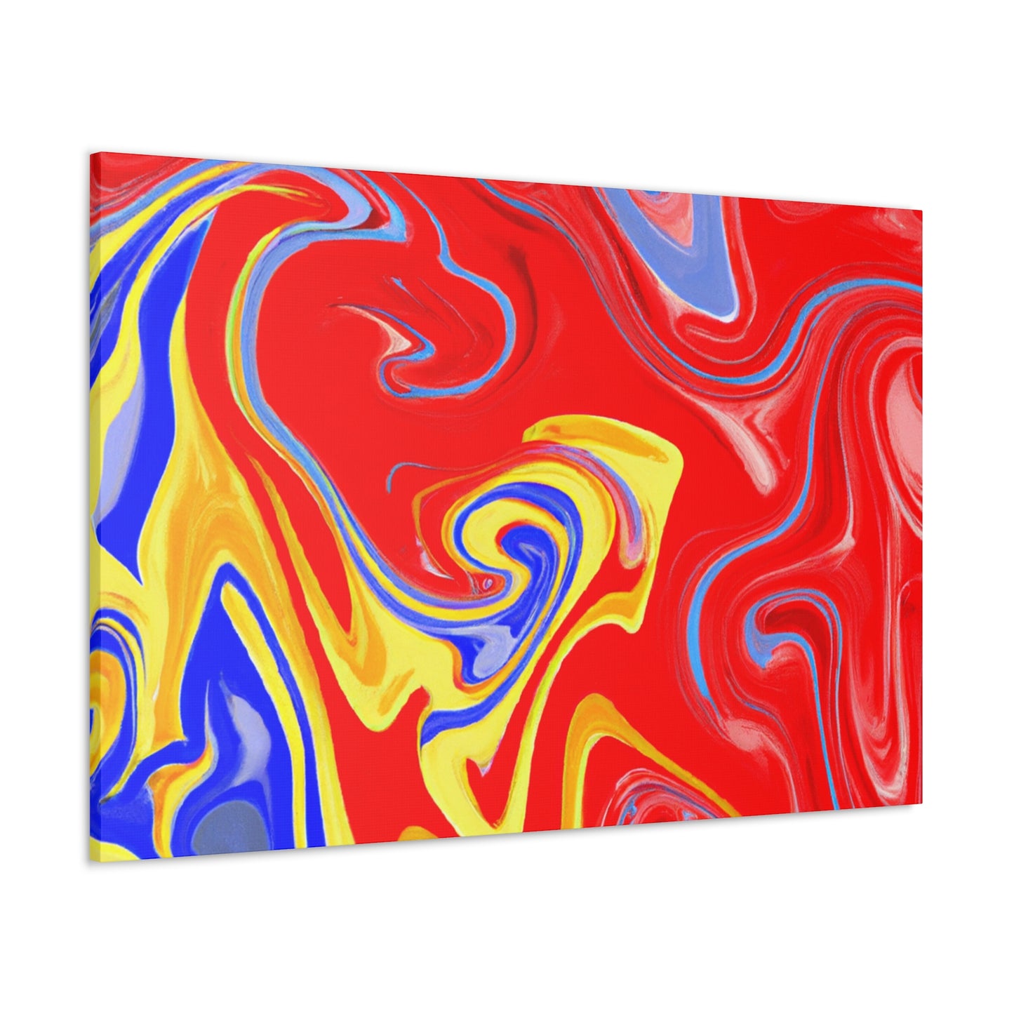 Aqua Aurora - Abstract - Canvas