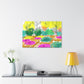 Butterfly Bloom Landscape - Canvas