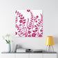 Carmine - Floral - Canvas