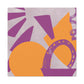 Mountain Viewport- Midcentury - Canvas