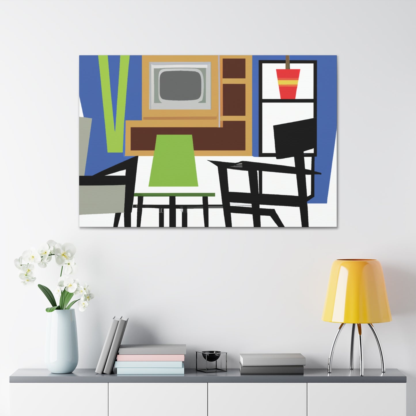 Urban Escape - Midcentury - Canvas