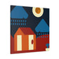 Vibrant Arches - Midcentury - Canvas