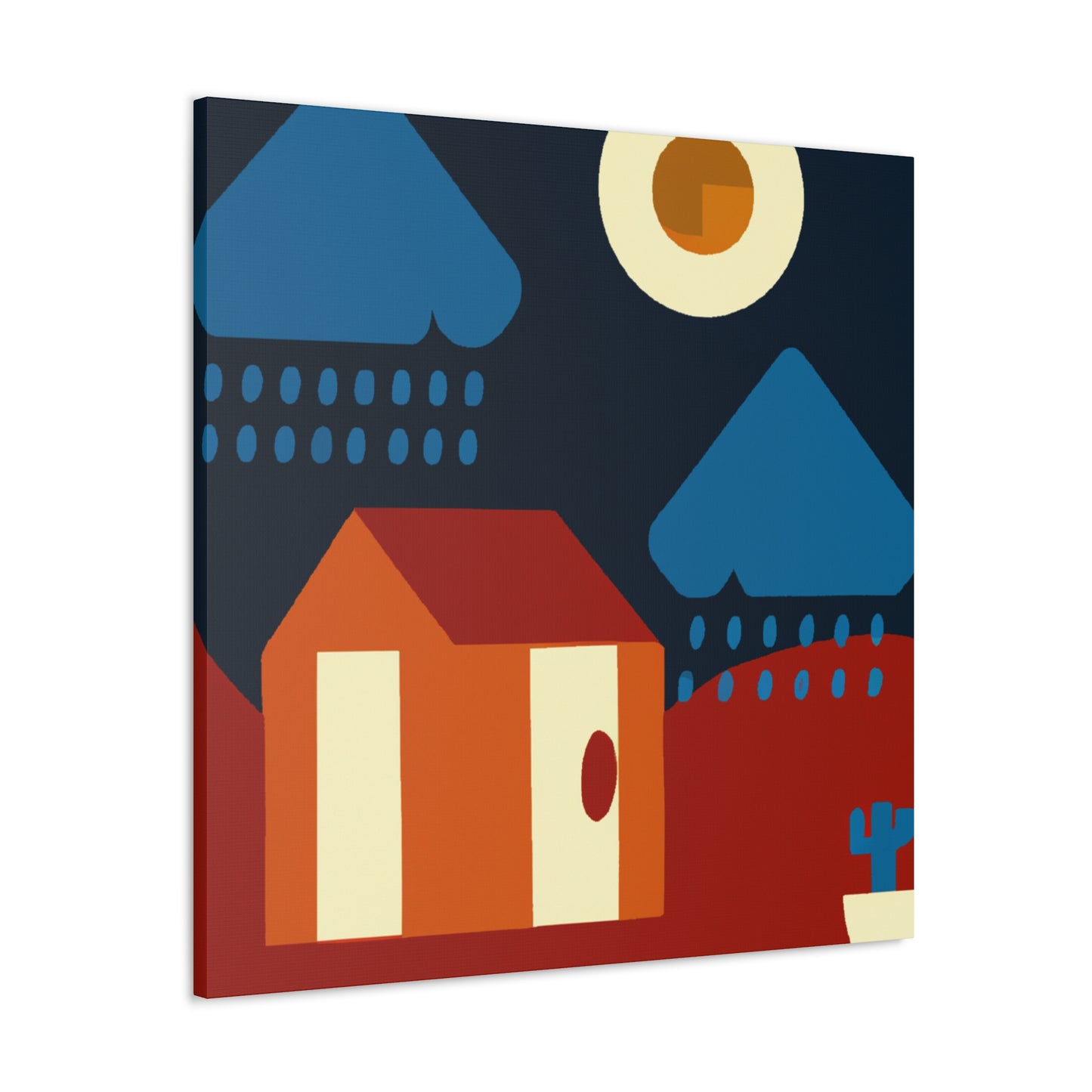 Vibrant Arches - Midcentury - Canvas