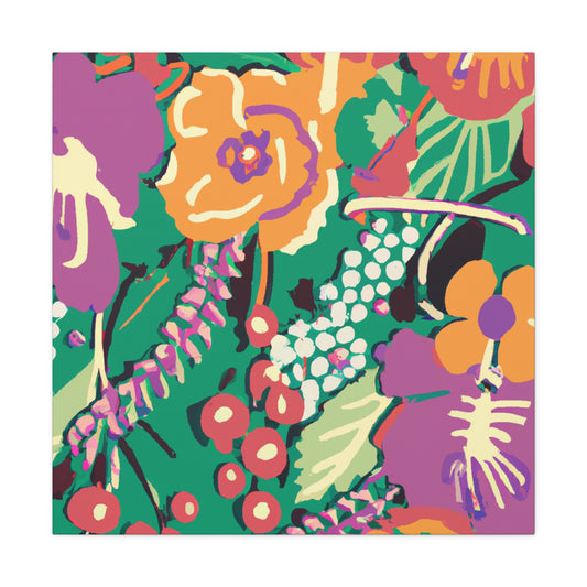 Blooming Breeze - Floral - Canvas