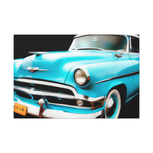"Marine Marvel" - Automobile Canvas