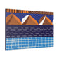 Blue RIver - Midcentury Canvas