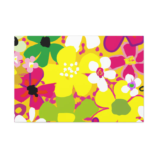 "The Magnificent Floral Symphony" - Canvas