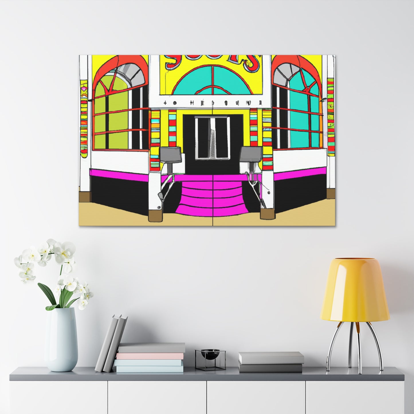 Cosmo Retro Arcade. - Canvas - Pop Art