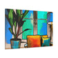 Whimsical Sitdown- Midcentury - Canvas
