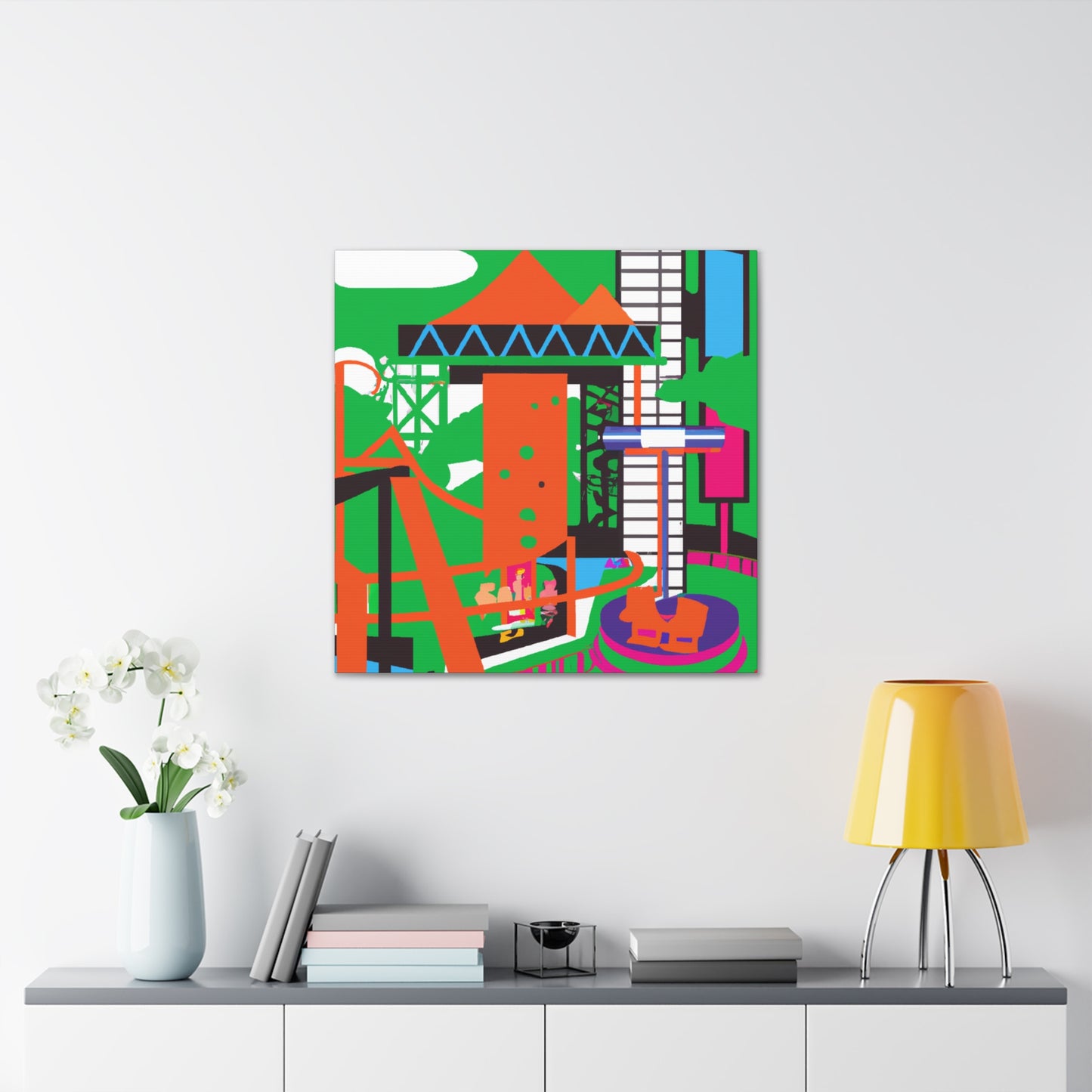 Gardenewood - Landscape - Amusement - Canvas