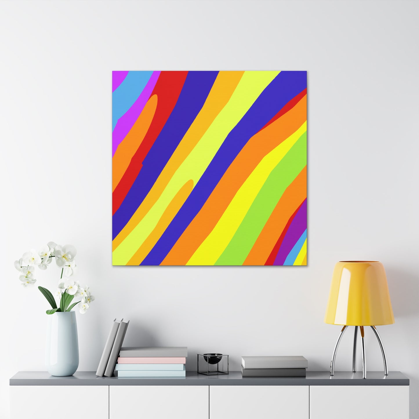 Pixellated Springs - Abstract - Canvas
