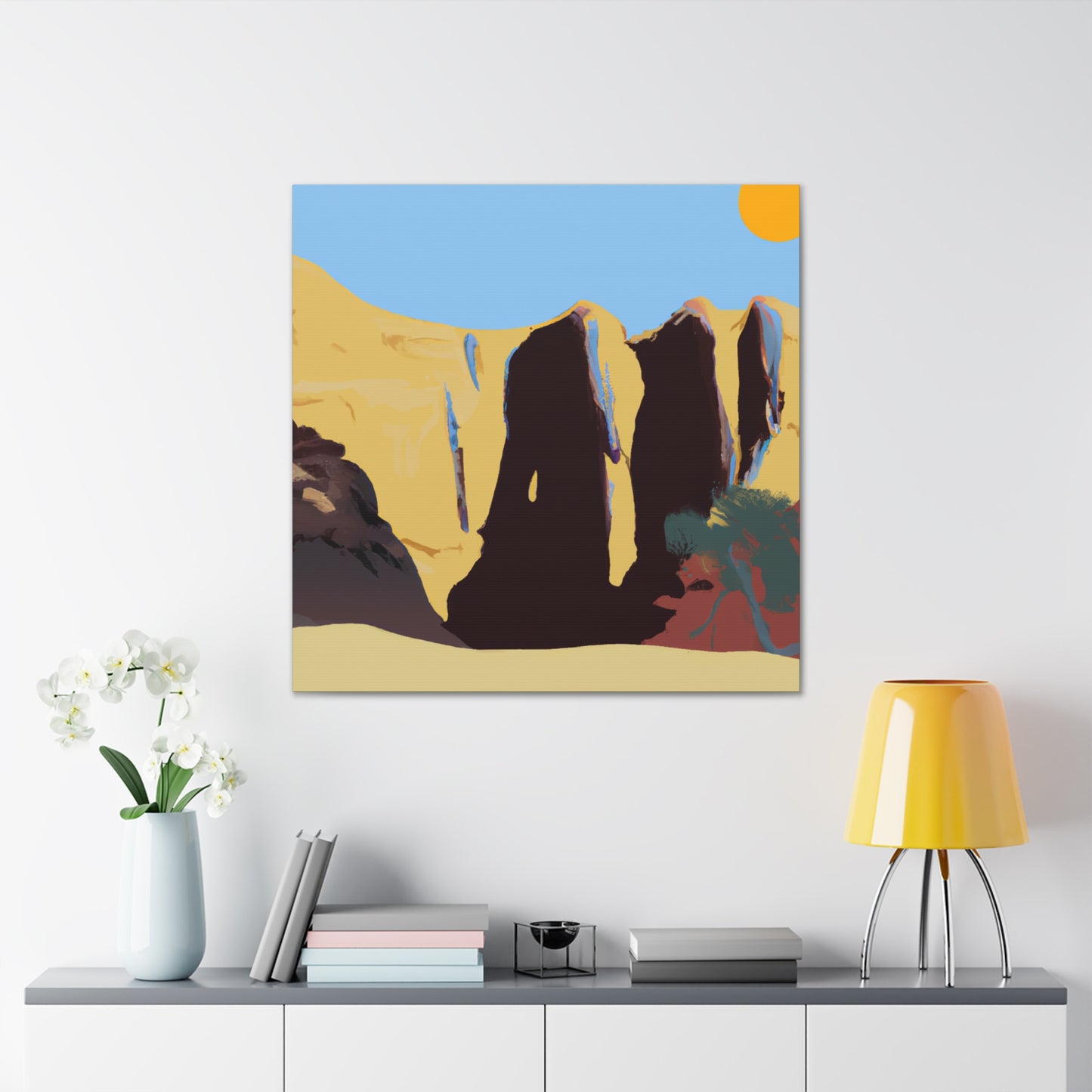 Desert Starlight - Landscape - Canvas