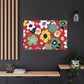 "Petal's Poise" - Floral Canvas