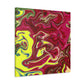 Luminous Aqua - Abstract - Canvas