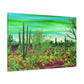 Dusty Green Mirage - Landscape - Canvas