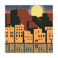Urban Night - Midcentury Canvas