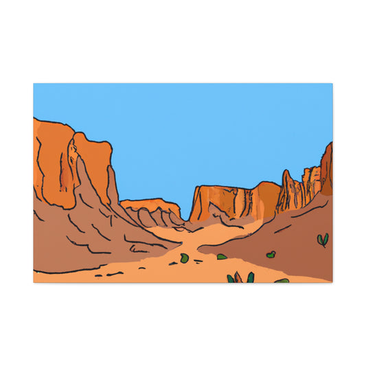 Desert Mirage- Landscape - Canvas